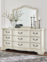 Bay Furniture Gallery - Ashley Furniture - Arlendyne Bedroom - Queen Upholstered Bed / Antique White - B980B2